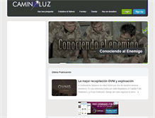 Tablet Screenshot of caminoluz.org